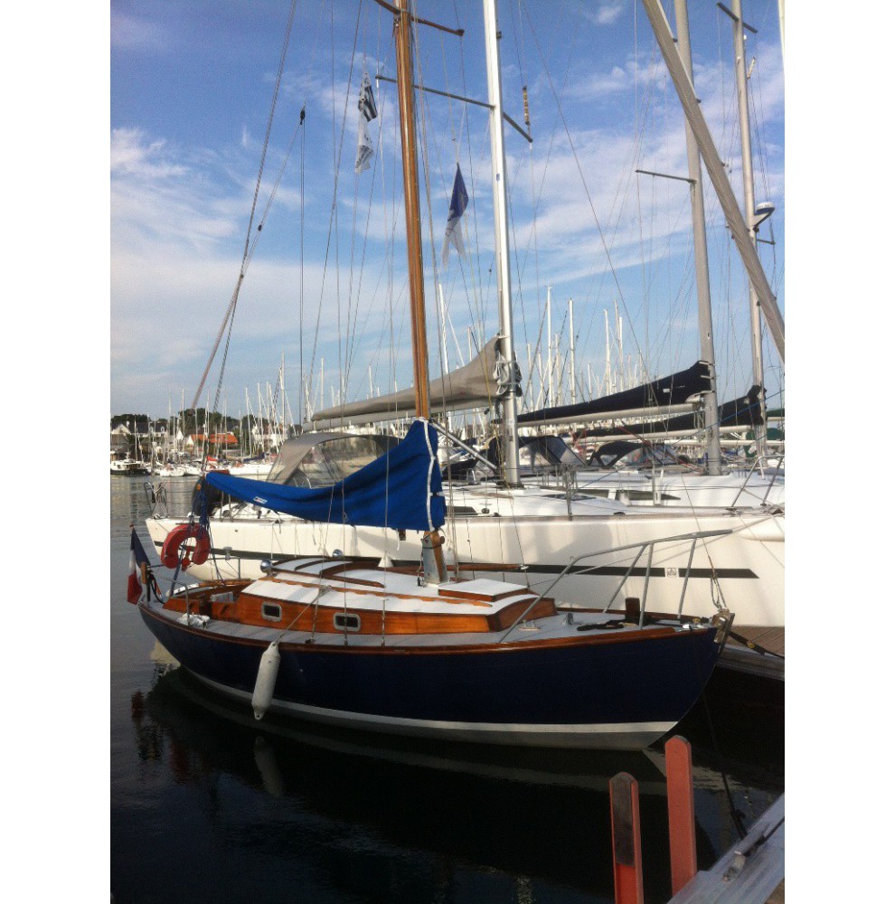 Vente bateau bois gréement Sloop, série Dauphin, JEZEQUEL