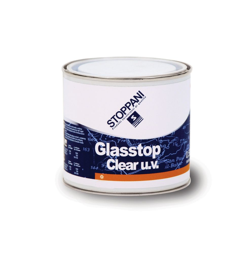 Vernis marin Stoppani Glasstop clear UV polyuréthane 0.75 L