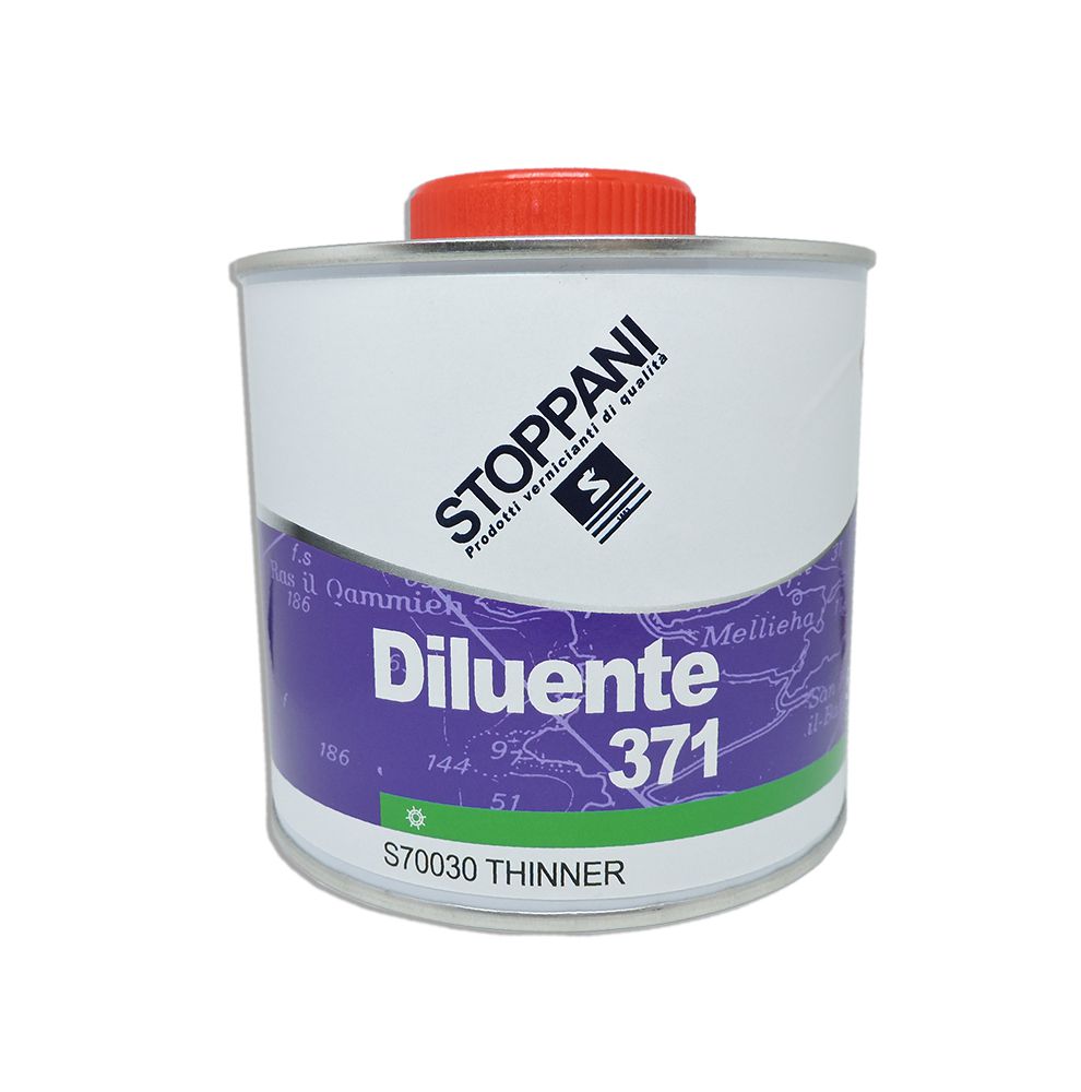 Diluente Stoppani 371 per vernice bicomponente a pennello 0,5L