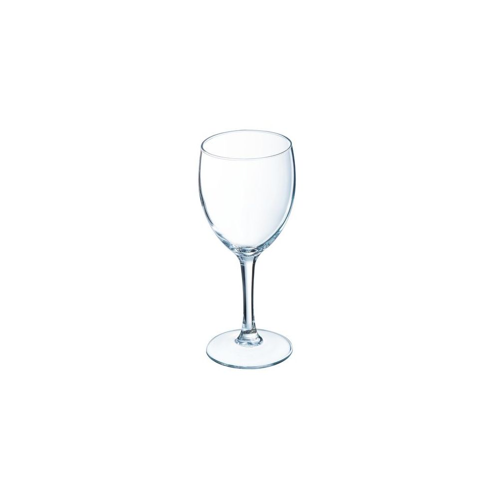 Verre à vin rond en verre trempé haute résistance 31 cl