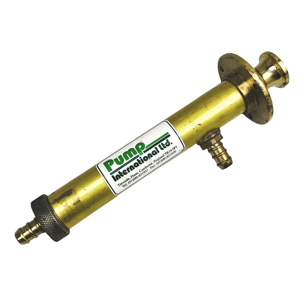 Hand brass plunger or bilge pump