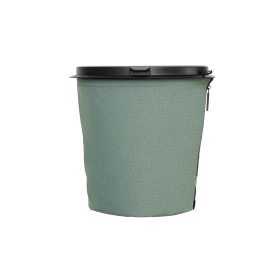 Retractable and flexible 5L water green bin for boats