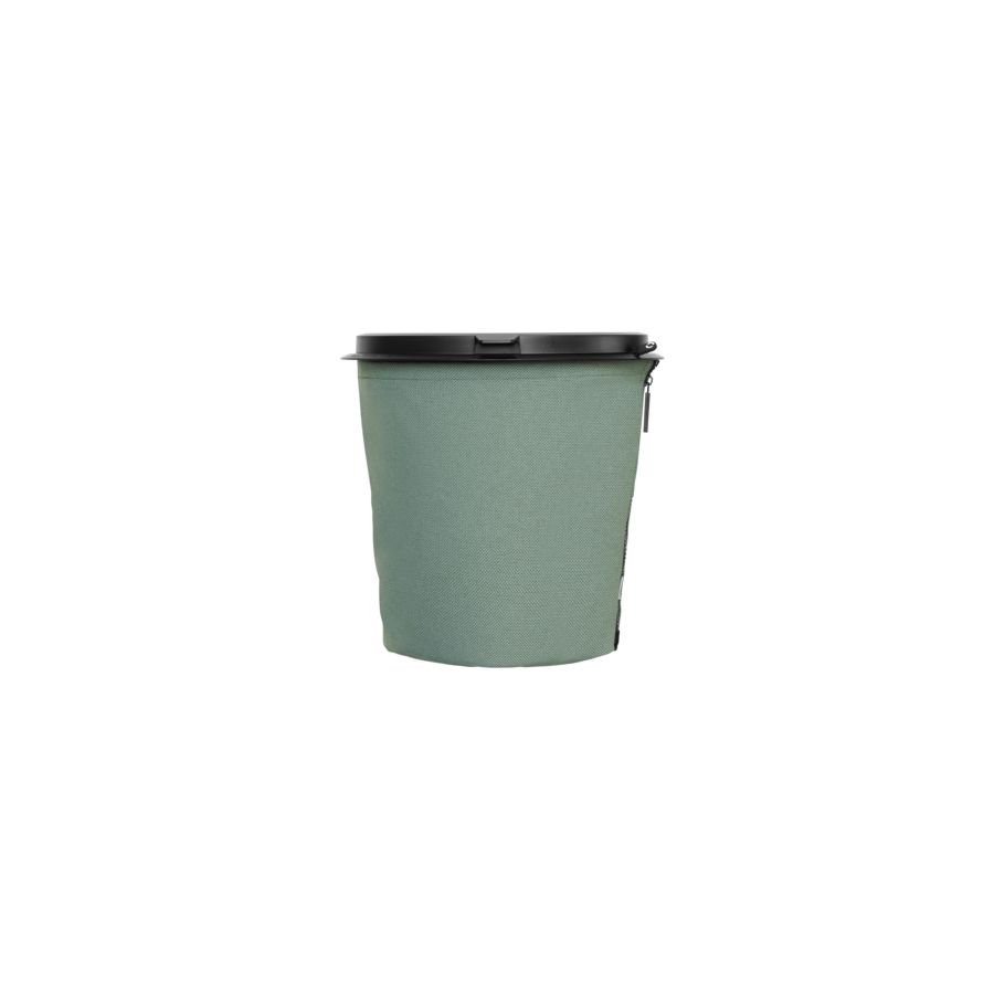 Retractable and flexible 5L water green bin for boats