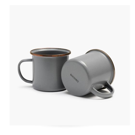 Lot de 2 tasses expresso blanc crémeux