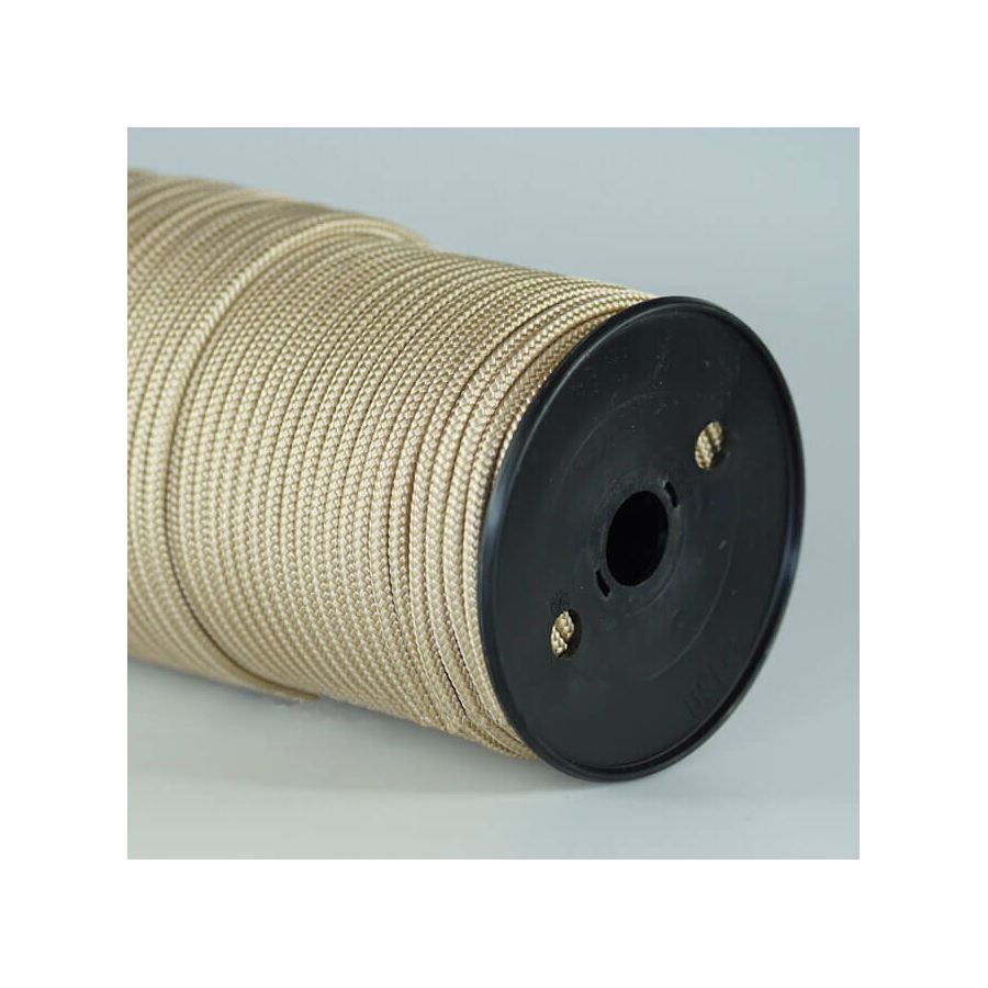 Cordage recyclé RPET-Line tressé beige