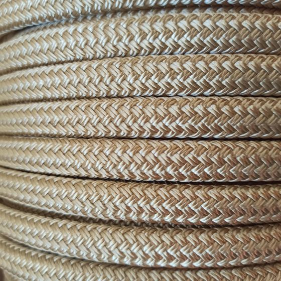 Beige braided recycled RPET-Line