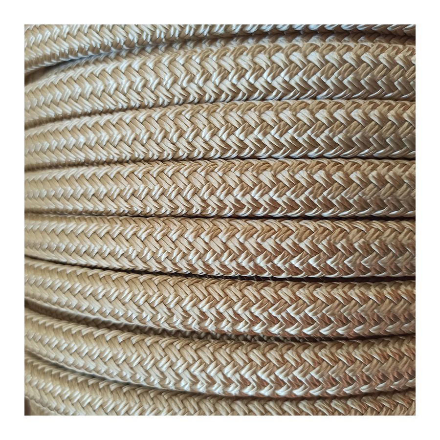 Beige braided recycled RPET-Line